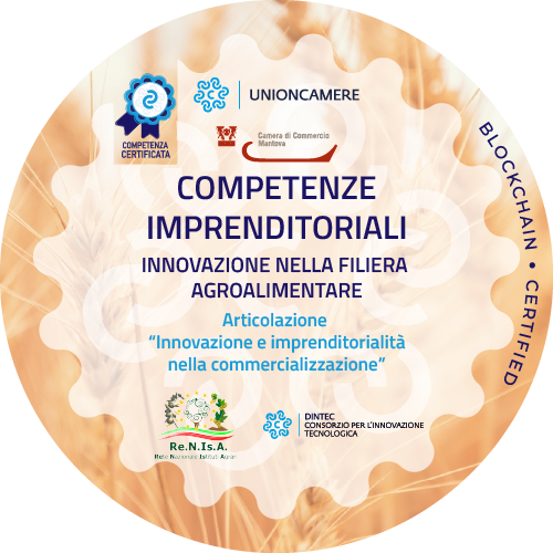 Competenze imprenditoriali. Innovazione nella filiera agroalimentare - Articolazione “Innovazione e imprenditorialità nella commercializzazione”